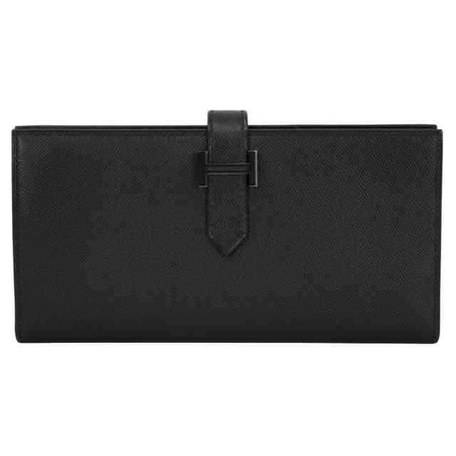 HERMES エルメス 長財布 ベアンスフレ ソーブラック SO BLACK