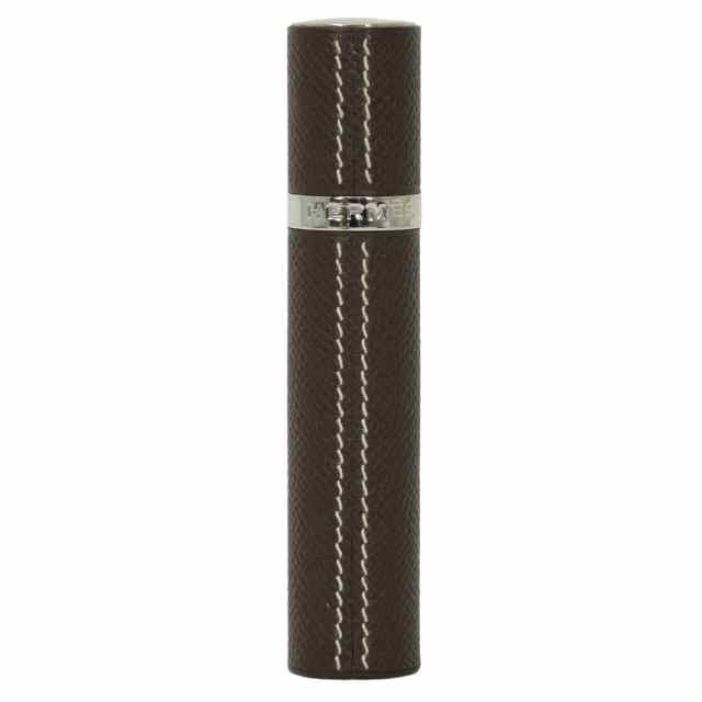 【HERMES】アトマイザー 香水ケース エプソンショコラSV金具 HERMES エルメス レフィラブル アトマイザー ショコラ エプソン
