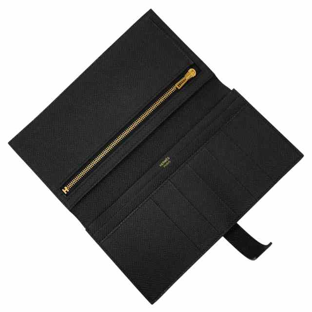 HERMES エルメス 長財布 ベアンスフレ 黒 (ブラック) エプソン