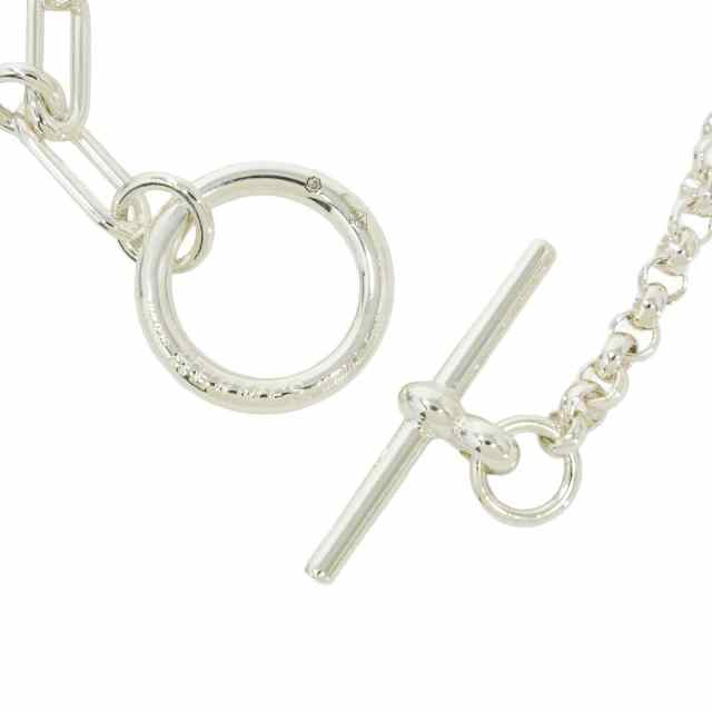HERMES エルメス ネックレス シェーヌダンクル パンク MM #LG シルバー