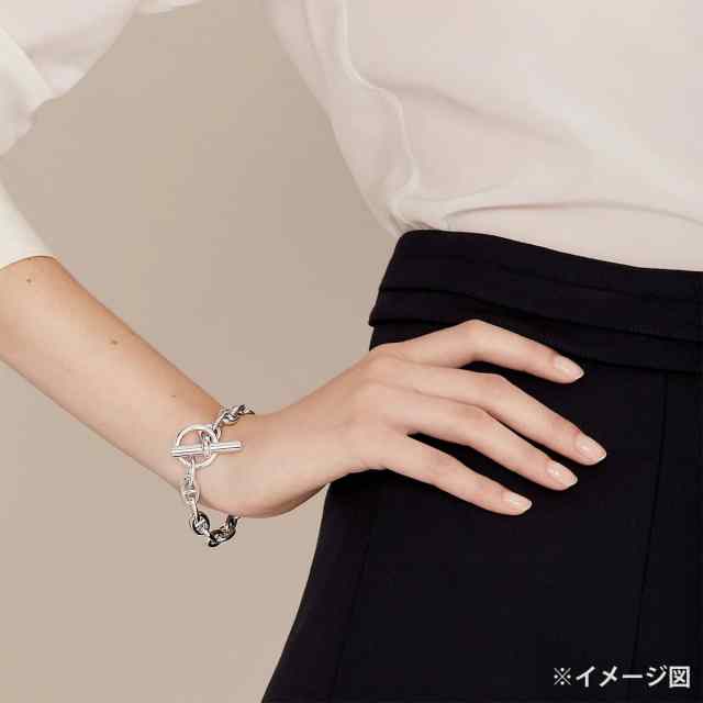 HERMES エルメス ブレスレット シェーヌダンクル PM 18コマ シルバー