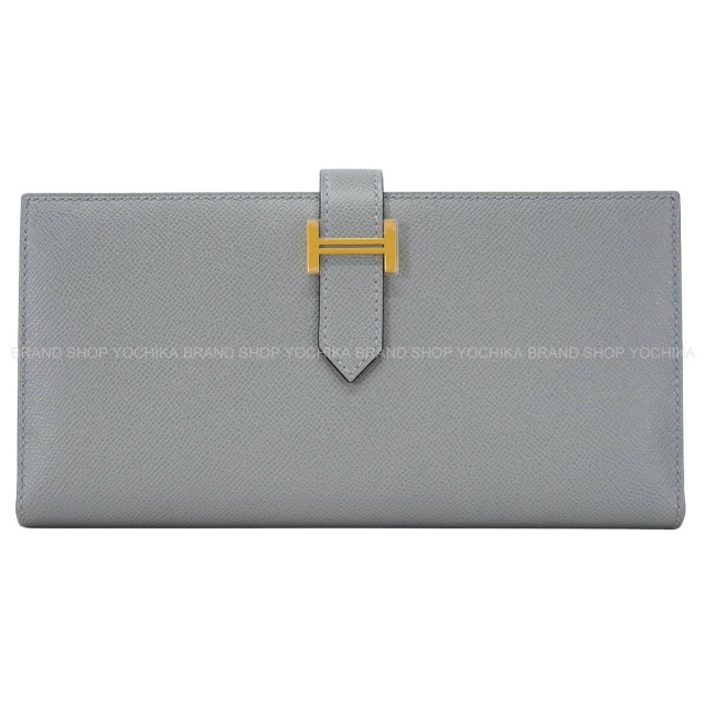 HERMES エルメス 長財布 ベアンスフレ グリパンタン ヴォーマダム