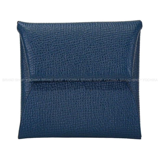HERMES エルメス コインケース バスティア ブルーマルテ エプソン