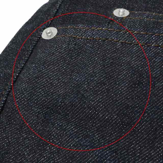 HERMES エルメス デニムパンツ ジーンズ テーパード セリエボタン
