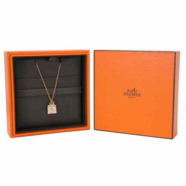 HERMES エルメス ネックレス アミュレット ケリー K18ピンクゴールド