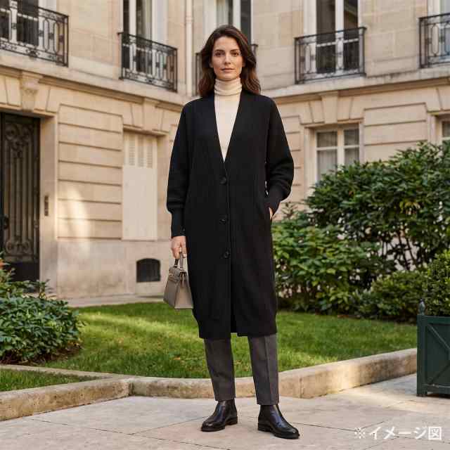 HERMES エルメス カーディガン Hジャガード ショートスリーブ ロング