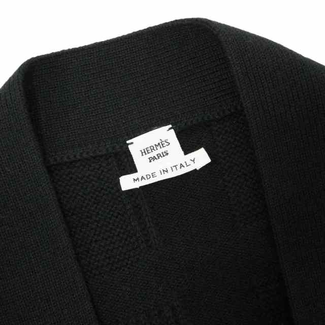 HERMES エルメス カーディガン Hジャガード ショートスリーブ ロング