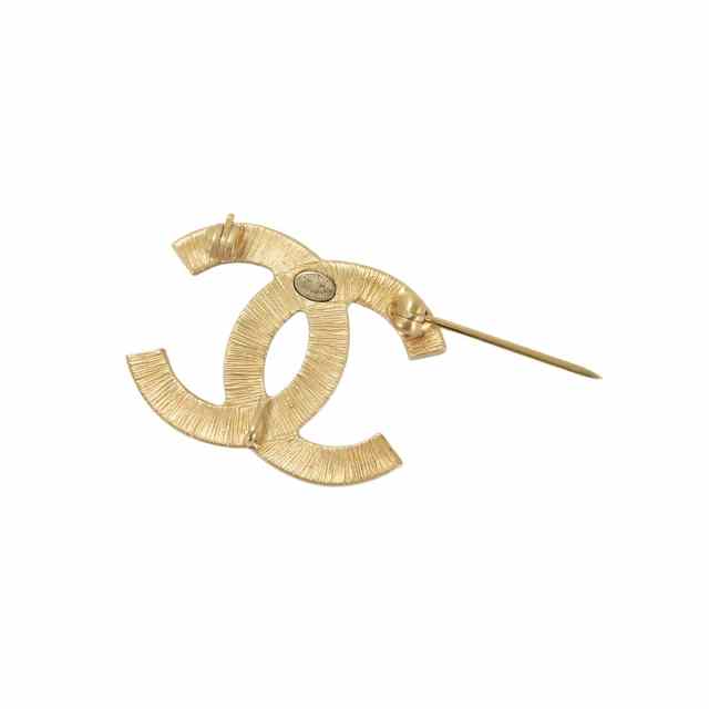CHANEL シャネル ブローチ ココマーク フェイクパール ラインストーン