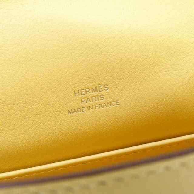 HERMES エルメス ハンドバッグ ポシェットケリー ジョーヌプッサン