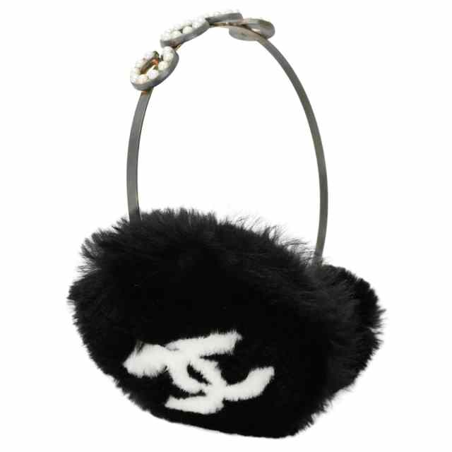 2001年秋冬 CHANEL シャネル イヤーマフ 耳あて ヴィンテージ パール
