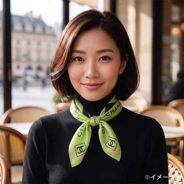 渋谷並木橋店】CHANEL シャネル スカーフ バンダナ スカーフ ココ