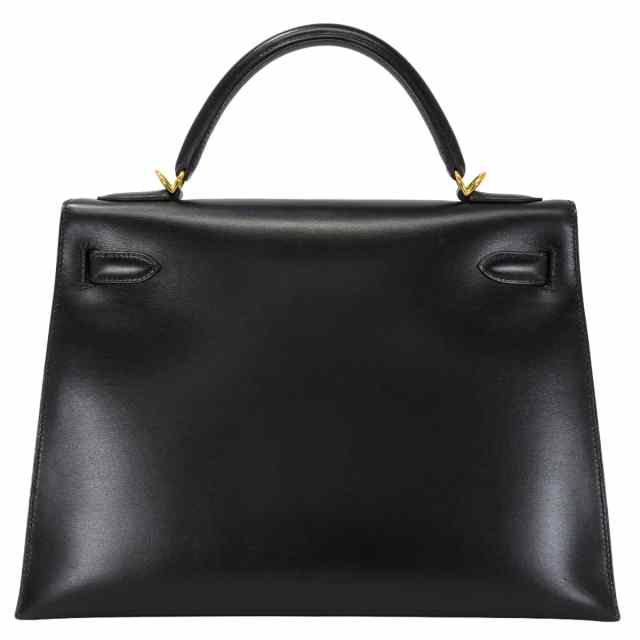 HERMES エルメス ショルダーバッグ ケリー32 外縫い 黒 (ブラック