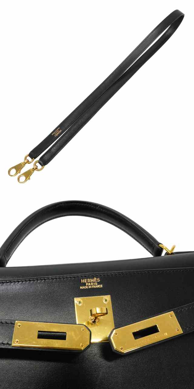 HERMES エルメス ショルダーバッグ ケリー32 外縫い 黒 (ブラック HERMES エルメス ショルダーバッグ ケリー32 外縫い 黒 (ブラック