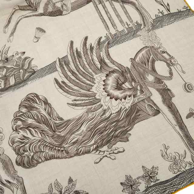 HERMES エルメス スカーフ カレ140 デッテカヴァレリア ファヴォローサ