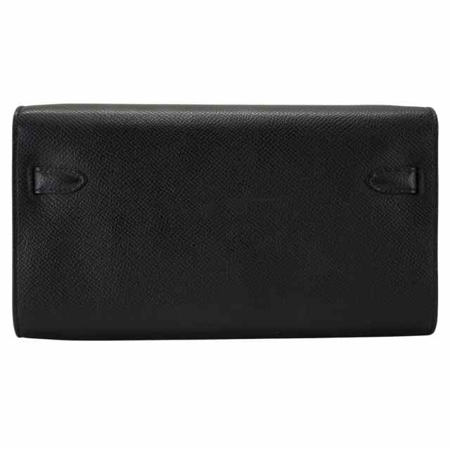 HERMES エルメス 長財布 ケリーウォレット ロング トゥーゴー 黒