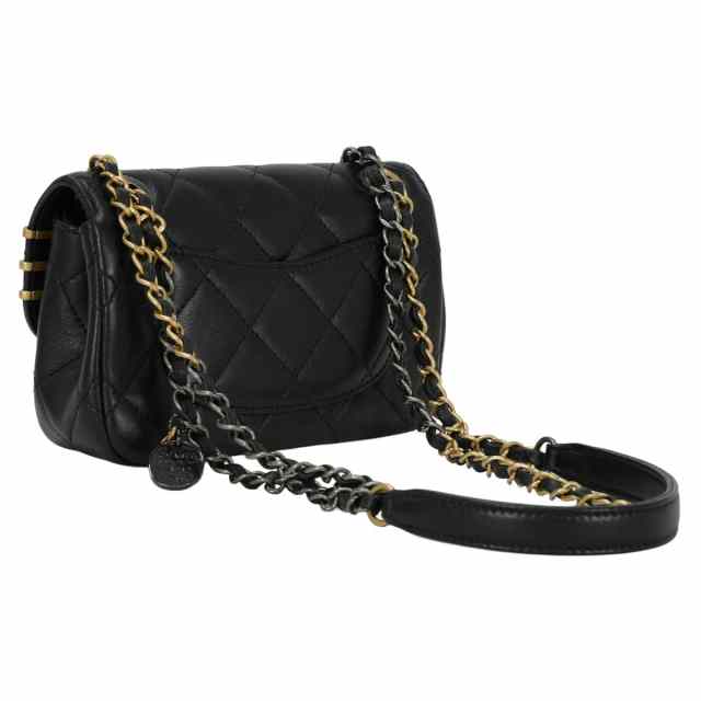 CHANEL シャネル ショルダーバッグ マトラッセ クリップココ Wチェーン