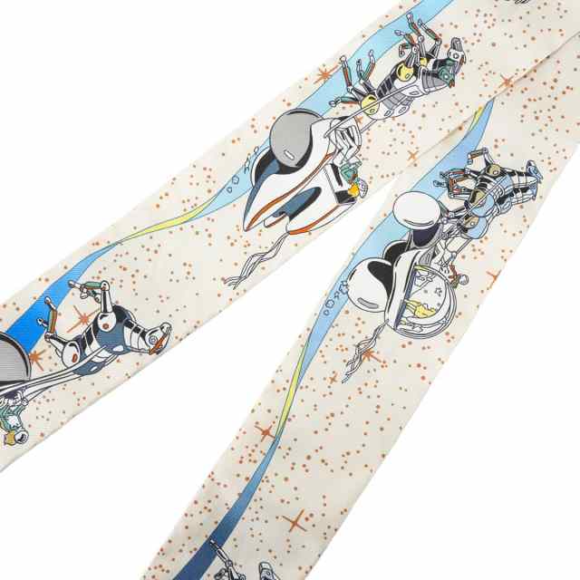 HERMES エルメス スカーフ ツイリー スペースダービー Space Derby