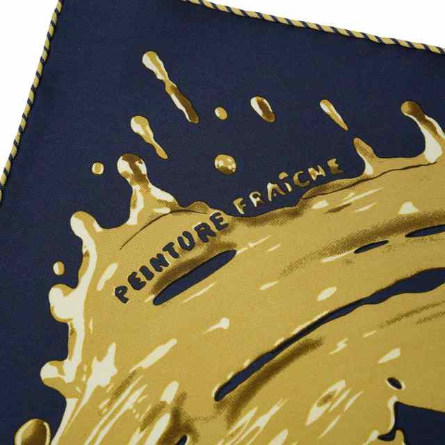 2022年春夏 HERMES エルメス スカーフ カレ45 ガヴロッシュ ペンキ