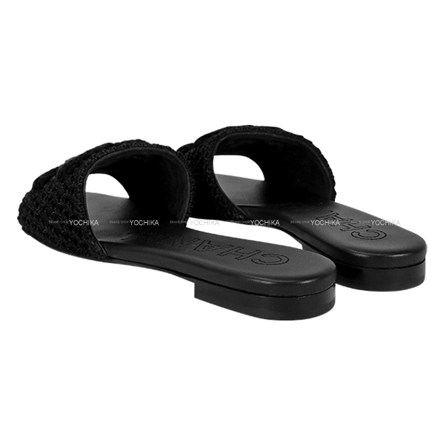 2024年春夏 CHANEL シャネル ミュール ココビーチ 黒 (ブラック