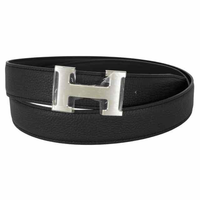 HERMES エルメス ベルト Hベルト コンスタンス32 リバーシブル 黒