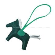 HERMES エルメス バッグチャーム ジージーカマイユ 黒 (ブラック ...