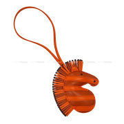 HERMES エルメス チャーム ジージーサヴァンナ ゼブラ しまうま ブルー ...
