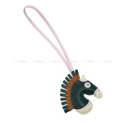 HERMES エルメス バッグチャーム ジージーカマイユ 黒 (ブラック ...