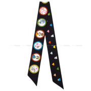 希少ブラック❤︎エルメス　ツイリー　アルファベット 448391-01_1a4cbee5-0a86-4b35-