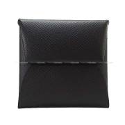 ⭐HERMES ⭐ブラックレザー 長財布 HERMES エルメス 財布 シチズンツイルロング コンビネ エプロン