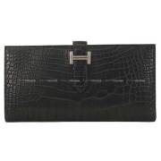 ⭐️ 極美品 エルメス ベアン 二つ折り 長財布 ブラック エプソン 鑑定済 ベアンスフレ | エルメス・バーキン専門店 西麻布レクラン