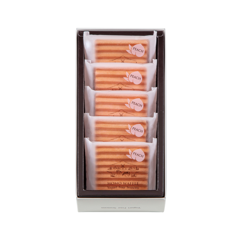モーモー白桃ワッフル