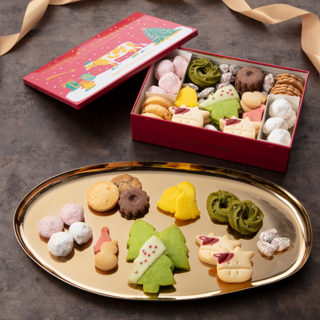 クリスマスクッキー缶大イメージ