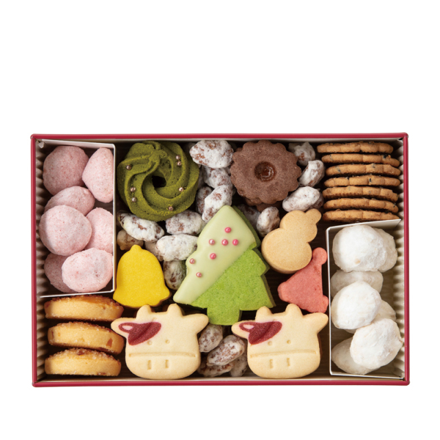 クリスマスクッキー缶大