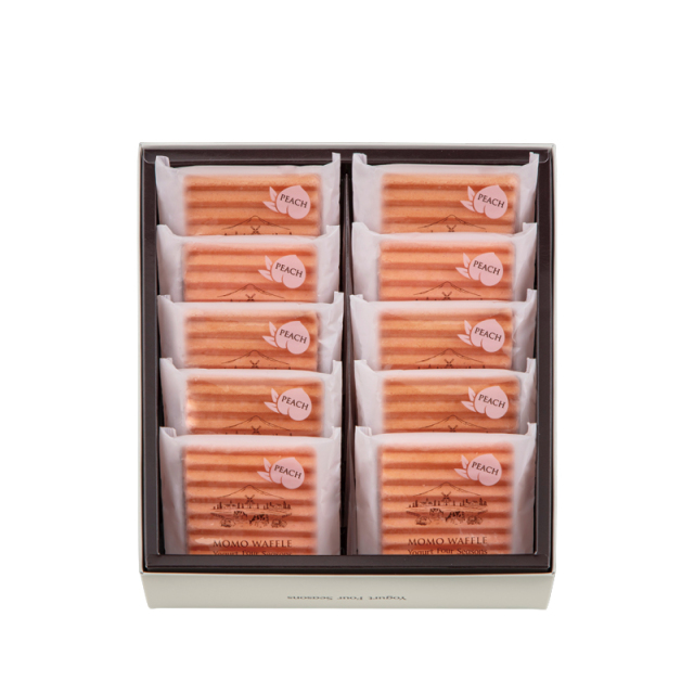 モーモー白桃ワッフル