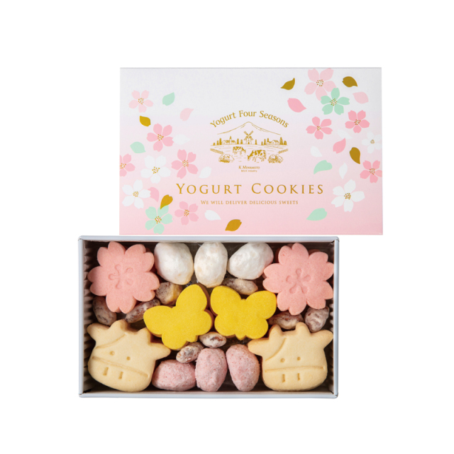 ヨーグルトさくらクッキー缶