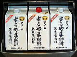 ギフト　リキッドアイスコーヒー１０００ml（無糖）３本セット