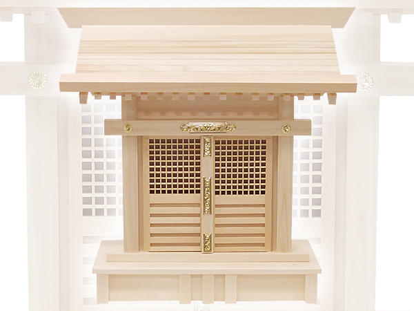 格子戸の神棚【格子宮（ひのき）】