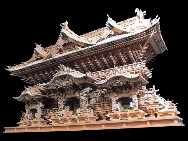 超高級神棚入母屋七社オリジナル高級神殿【極宝殿】