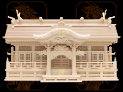 現品限り！規格外品大特価・高級神棚・白鳳五社別注サイズ