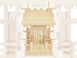 送料無料！高級神棚1社宮【高欄宮5寸（木曽ひのき）】