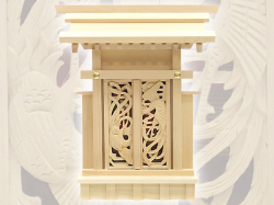 送料無料！【神棚】鳳翔一社・小　御簾（みす）付（木曽ひのき）