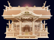 よりおかオリジナル高級神棚「白鳳」三社