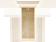 壁に掛ける簡単神棚。札差（ひのき）