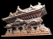 超高級神棚入母屋七社オリジナル高級神殿【極宝殿】