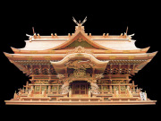 超高級神棚入母屋五社オリジナル高級神殿【天龍門】