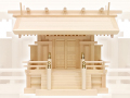 大きくて豪華な高級一社宮 神棚 天神唐戸一社(木曽ひのき)