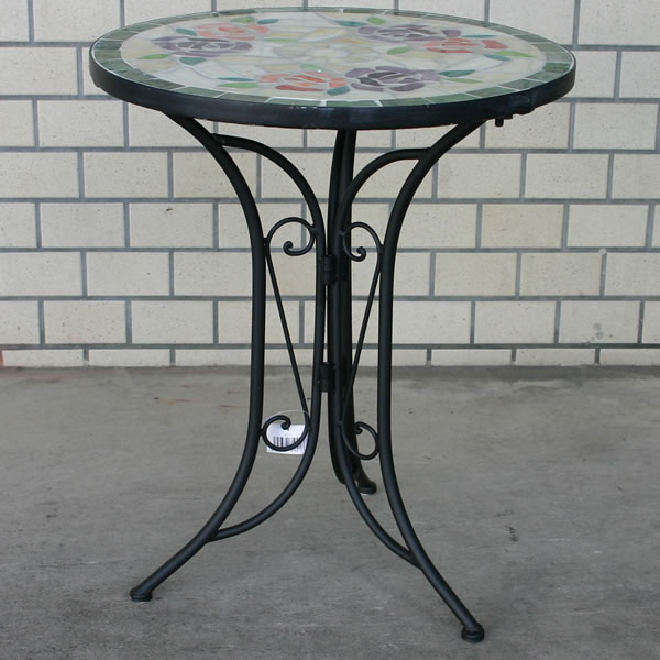 鉄製 ローズ アイアンテーブル45
