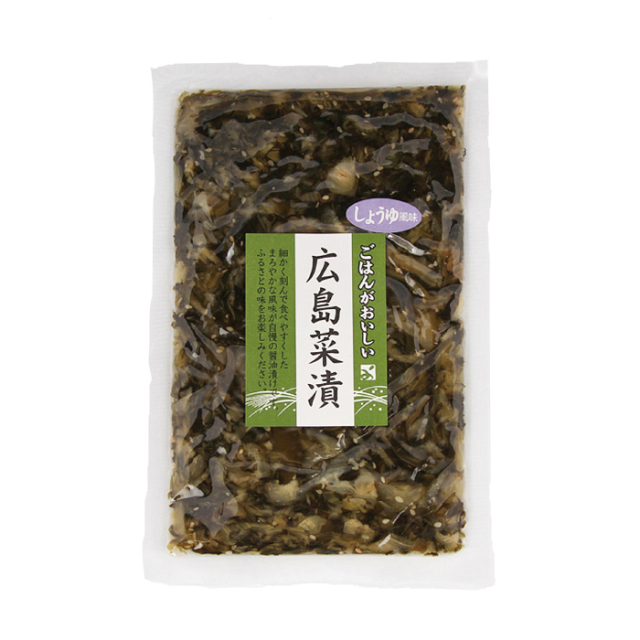 風味溢れる本場の広島菜漬けしょうゆ風味｜ 伝統と風情が広がる
