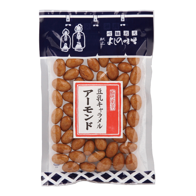 おつまみ 豆乳キャラメルアーモンド 健やかおつまみ 日本のおいしいは味噌がつくるlよしの味噌通販サイトプ
