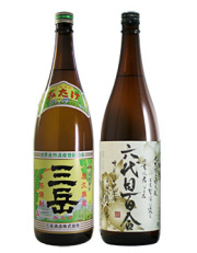 厳選芋焼酎セット】三岳＆六代目百合 各1800ml｜九州酒市場